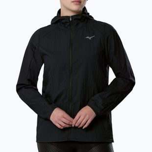 Dámska bežecká bunda Mizuno Tech Light Hooded Jacket black