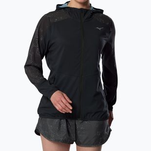 Dámska bežecká bunda Mizuno Active Alpha Hooded black