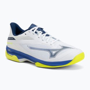 Tenisové topánky Mizuno Wave Exceed Court AC white/dazzling blue/lightning