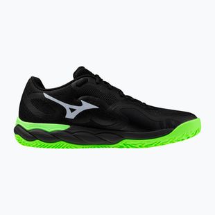 Topánky na padel Mizuno Wave Enforce Court Padel black/foliage green/glowing ap