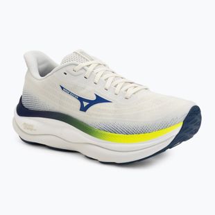 Pánske bežecké topánky Mizuno Wave Sky 9 snow white/surf the web/lightning yellow