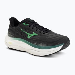 Pánske bežecké topánky Mizuno Wave Sky 9 black/goblin green/alpine green