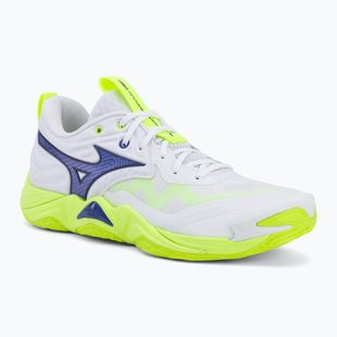 Volejbalové topánky Mizuno Wave Momentum Elite white/lightning yellow/dazzling blue