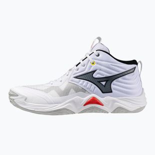 Volejbalové topánky Mizuno Wave Momentum Elite Mid white/black/fiery red
