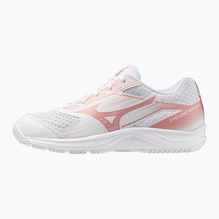 Dámske volejbalové topánky Mizuno Cyclone Speed 5 white/rose elegance/lava falls