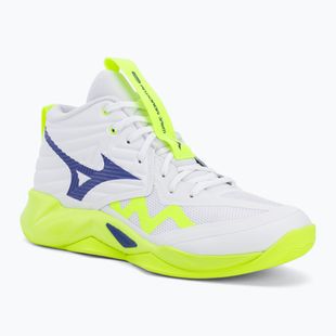 Volejbalové topánky Mizuno Wave Momentum Pro Mid white/lightning yellow/dazzling blue