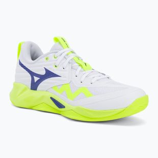 Volejbalové topánky Mizuno Wave Momentum Pro white/lightning yellow/dazzling blue
