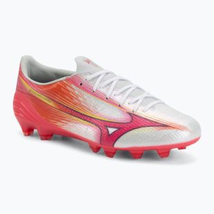 Kopačky Mizuno Alfa III Elite FG white/fuchsia purple
