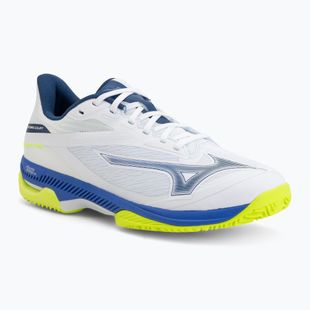 Tenisové topánky Mizuno Wave Exceed Court CC white/dazzling blue/lightning