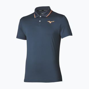 Pánske tenisové tričko Mizuno Tennis Short Sleeve Polo insigna blue