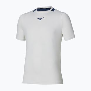 Pánske tenisové tričko Mizuno Tennis Core Short Sleeve Tee white/insignia blue