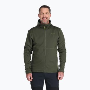 Pánska mikina Rab Superflux Hoody army QFE-89