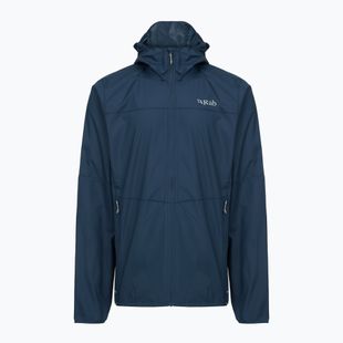 Pánska vetrovka Rab Windgather Hoody tempest blue
