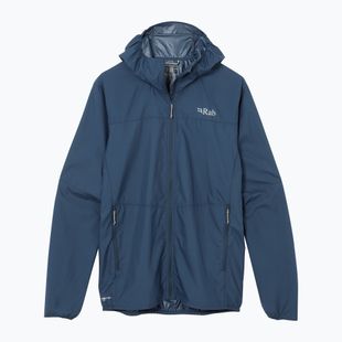 Pánska vetrovka Rab Windgather Hoody tempest blue