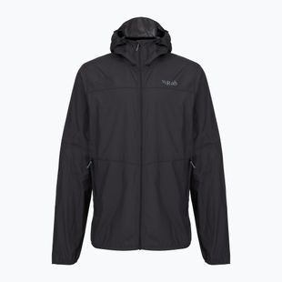 Pánska vetrovka Rab Windgather Hoody black