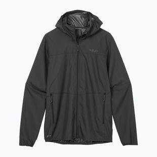 Pánska vetrovka Rab Windgather Hoody black