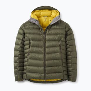 Pánska páperová bunda DYNAFIT Radical Down Hooded golden lime/0720
