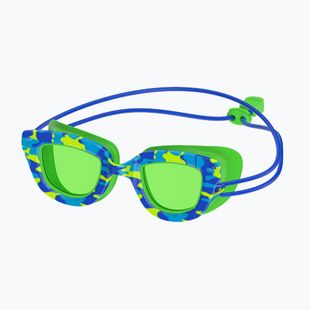 Detské plavecké okuliare Speedo Sunny G Pop Seasiders Print speedo blue camo / jello green