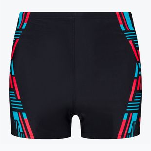 Pánske plavecké šortky Speedo Tech Print black/orange