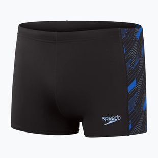 Plavky Speedo Hyperboom black/curious blue/true cobalt