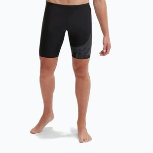 Pánske plavky Jammery Speedo Medley Logo Jammer black/usa charcoal