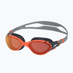 Plavecké okuliare Speedo Biofuse 2.0 Mirror amber wave/steel/crimson mirror