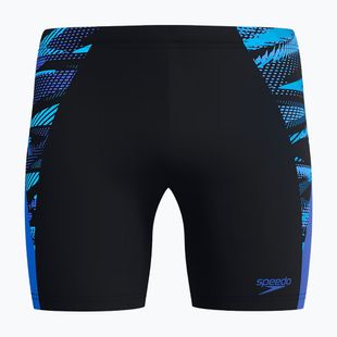Pánske plavecké jammery Speedo Endurance+ Max Splice Jammer black/cobalt pop
