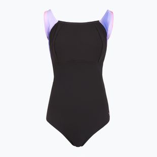 Dámske jednodielne plavky Speedo Shaping LunaLustre Printed neon violet