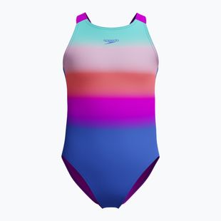 Detské jednodielne plavky Speedo Placement Pulseback cobalt pop