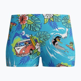 Detské plavecké boxerky Speedo Learn To Swim Digital Allover Aquashort picton blue