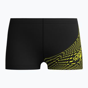 Detské plavecké boxerky Speedo Medley Logo Aquashort hyper yellow