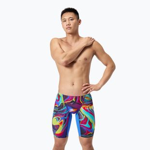 Pánske plavky Jammery Speedo Fastskin LZR Pure Valor 2.0 Jammer molten blur/cobalt pop print