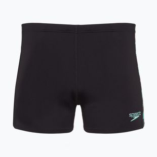 Pánska plavecké boxerky Speedo Hyperboom Panel Aquashort black/dark teal