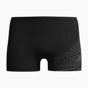 Pánske plavecké boxerky Speedo Medley Logo Aquashort black/usa charcoal