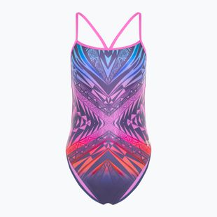 Dámske jednodielne plavky Speedo Placement Digital Vback balance blend/hapuna blue