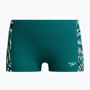 Detské plavecké boxerky Speedo Digital Panel Aquashort deep emerald