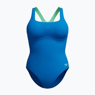 Dámske jednodielne plavky Speedo Flex Band with Swim Bra lagoon blue