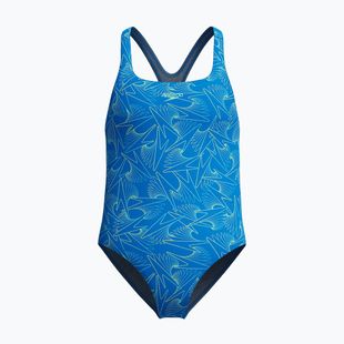 Detské jednodielne plavky Speedo HyperBoom Allover Medalist lagoon blue/celeste