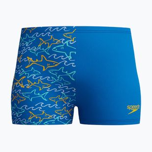 Detské plavecké boxerky Speedo Digital Allover Aquashort lagoon blue