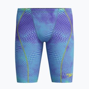 Pánske plavky Speedo Fastskin HyperSpark Printed Jammer under current/sugar blue