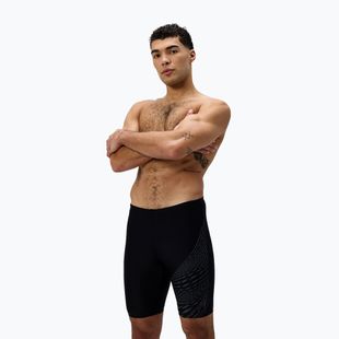 Pánske plavky Speedo Medley Logo Jammer black/lead grey