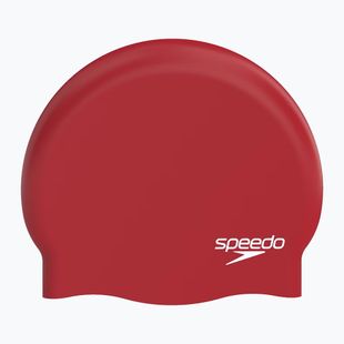 Plavecká čiapka Speedo Plain Moulded Silicone Speedo Red