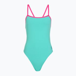 Dámske jednodielne plavky Speedo Solid Tri aqua breeze