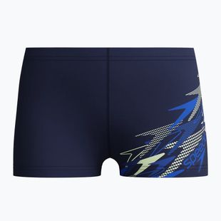 Chlapčenské plavecké boxerky Speedo Medley Logo Aquashort peacoat/deep sapphire