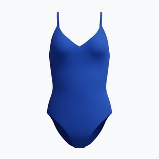 Dámske jednodielne plavky Speedo Solid V-Neck deep sapphire