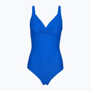 Dámske jednodielne plavky Speedo Shaping Cross Knot deep sapphire