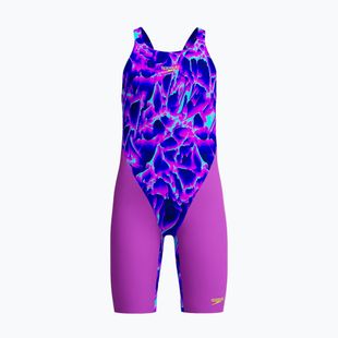 Detské jednodielne plavky Speedo Fastskin Endurance+ Max Openback Kneeskin cavecurrent