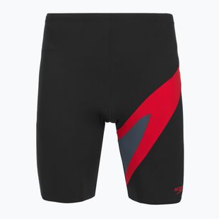 Pánske plavky jammer Speedo Hyperboom anthracite/high risk red