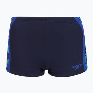 Pánske plavecké boxerky Speedo Hyperboom Splice Aquashort peacoat/deep sapphire