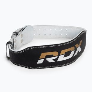 RDX Belt 4" kožený vzpieračský opasok čierny WBS-4RB